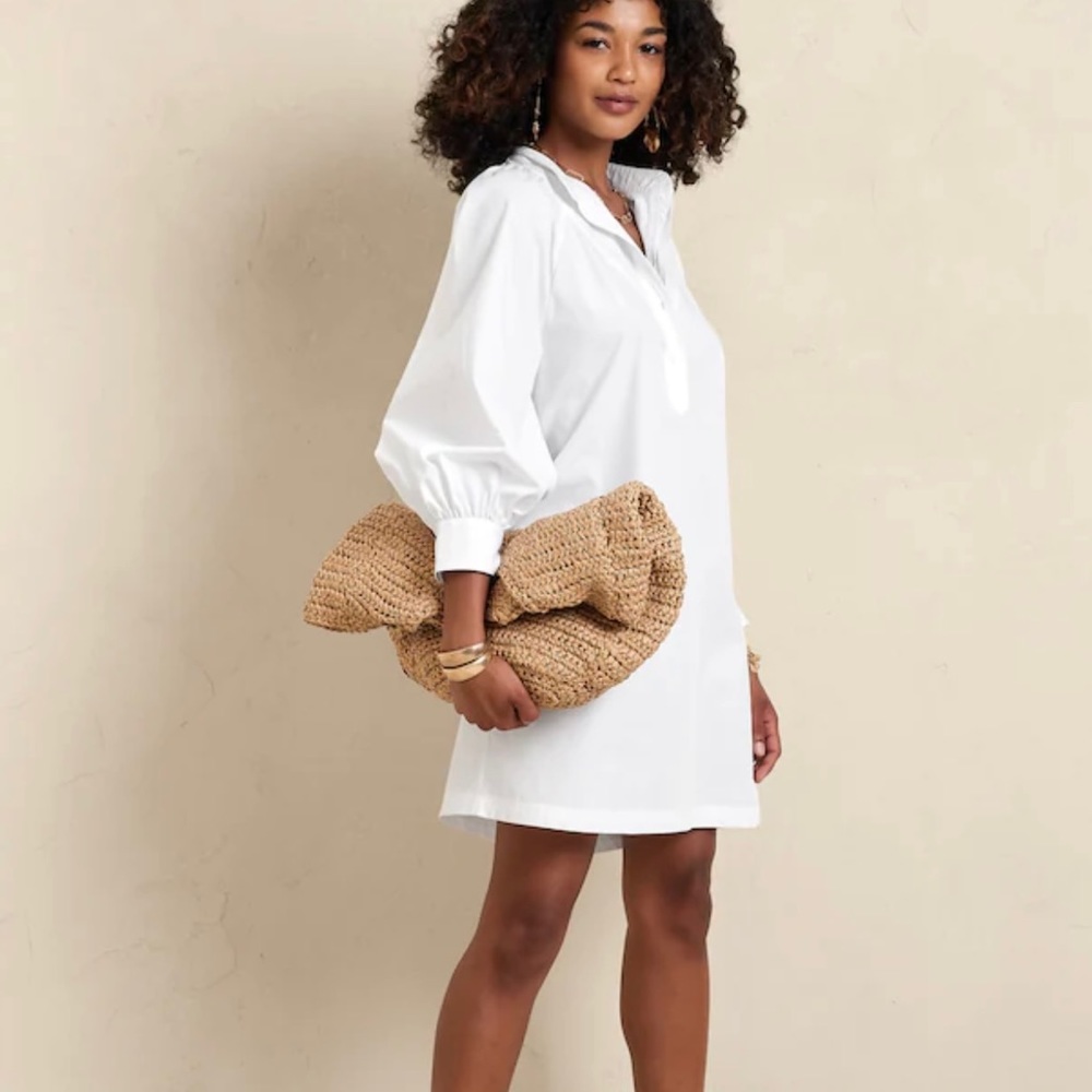 Banana Republic V-Yoke mini shirt dress
